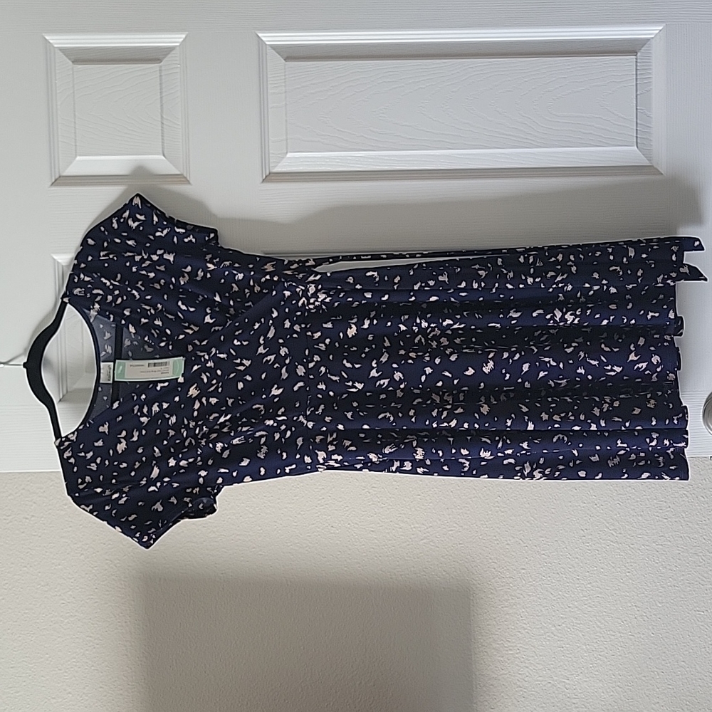 Kaileigh Arnett Faux Wrap Knit Dress